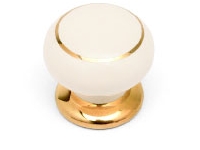 Cream With Gold Ring